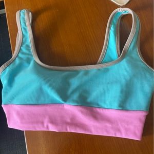 LainSnow Kiawah Top and Bottom size Medium in Cotton Candy 2.0, some pilling